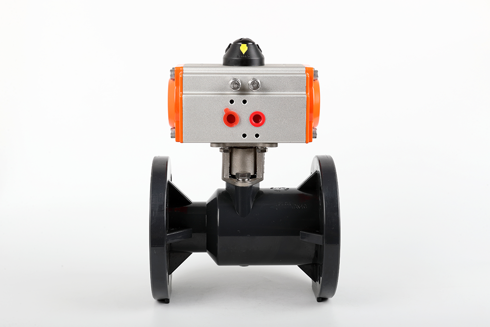 黄石港气动法兰一体球阀